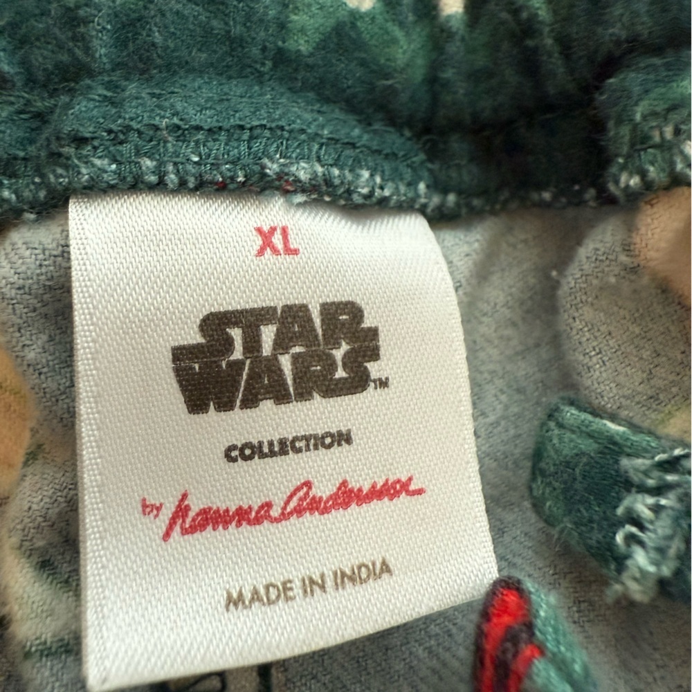 Hanna Andersson Star Wars Pajama Pants Men’s XL Grogu Baby Yoda 100% Cotton - Picture 6 of 6